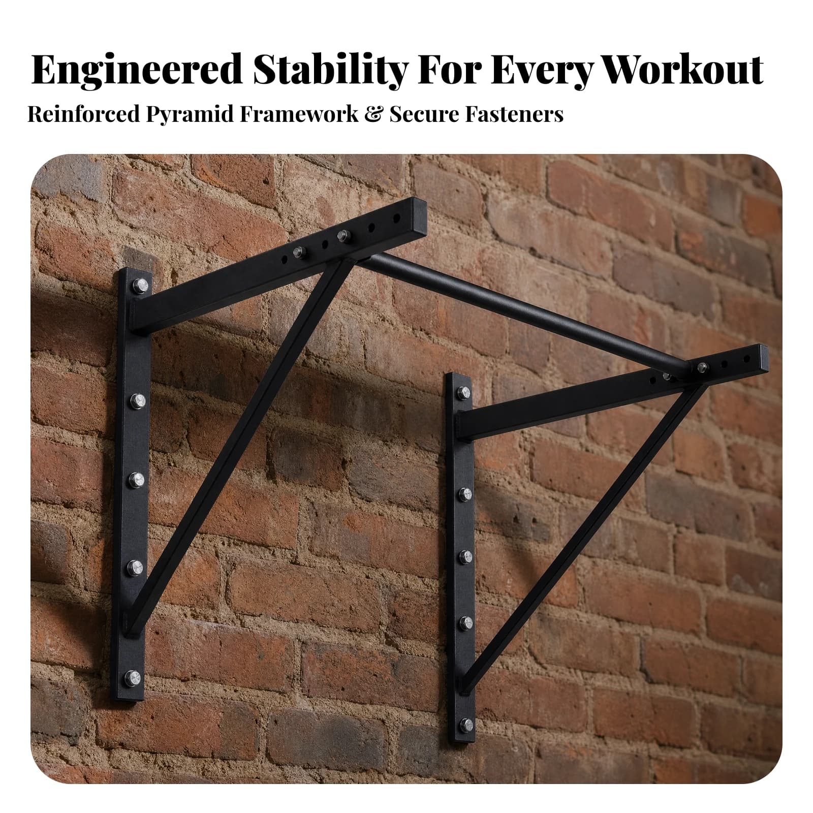 Pull up Station Stable Wall-Mounted Pull-up Bar Wall Chin-up Bar Space-Saving for Fitness Enthusiasts, Garage