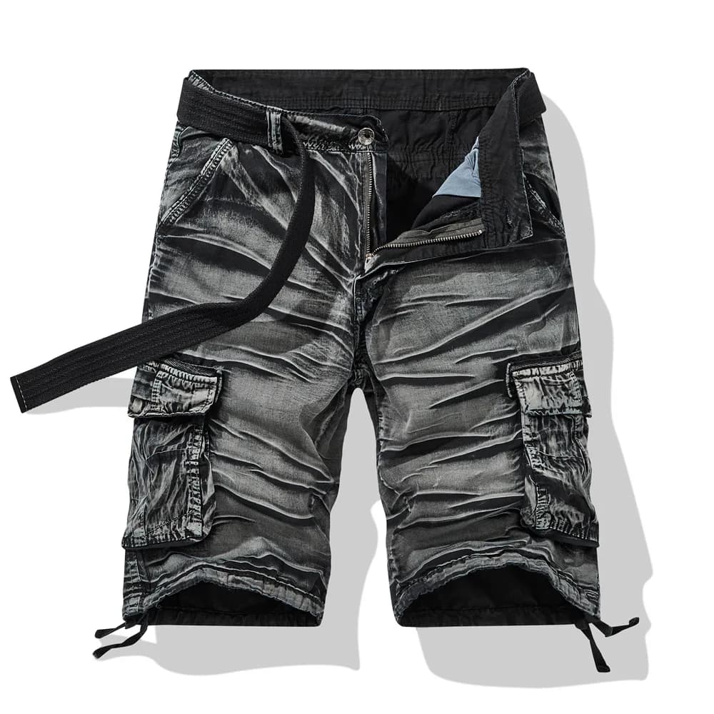 2025 Estate Nuovo Camouflage Tattico Cargo Shorts Uomo Militare Cargo Shorts Uomo Cotone Casual Allentato Pantaloncini Da Uomo Senza cintura