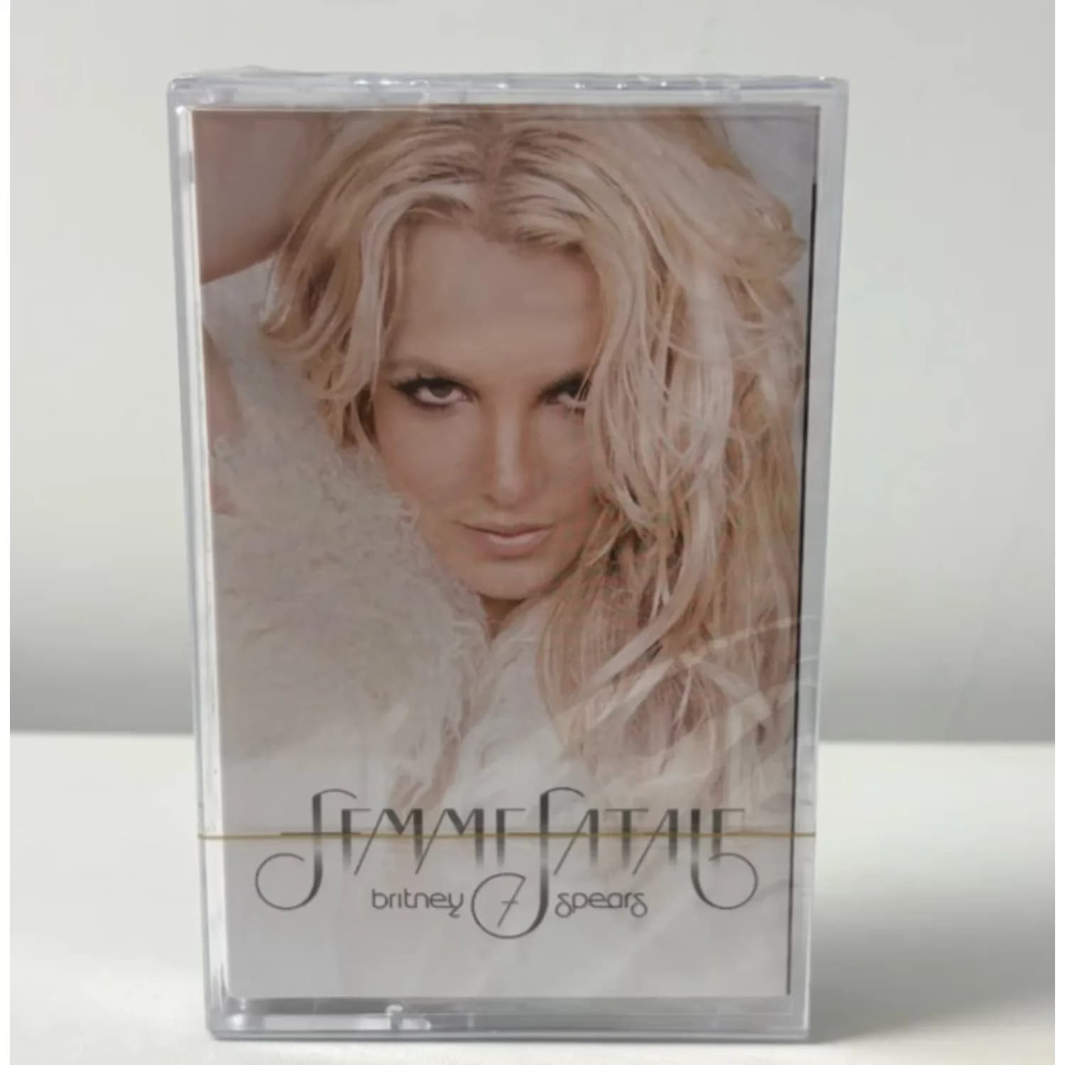 Retro Pop Music Cassette Tape "Femme Fatale" Portrait Art Cover Premium Collectible Tape for Pop Enthusiasts