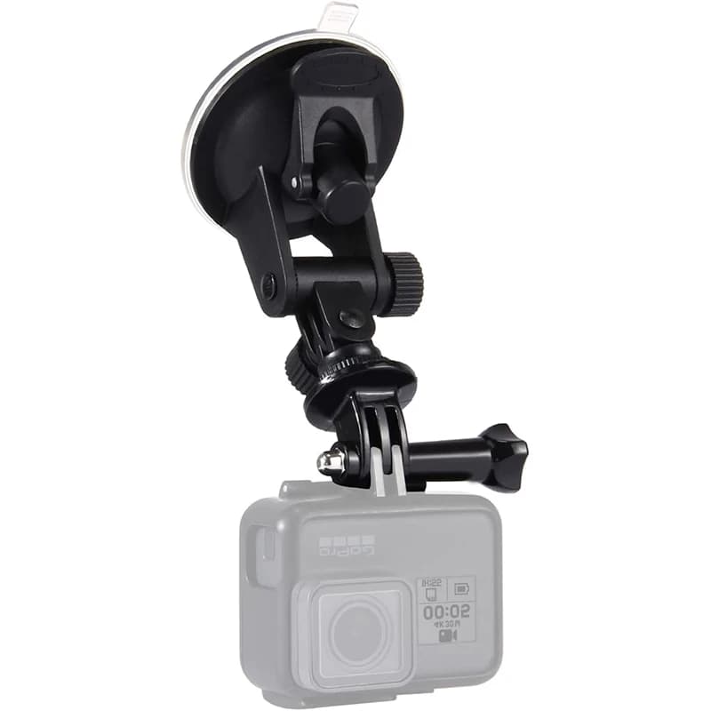 Suction cup holder Car stand Adjustable window windscreen for vehicle for GoPro 13 12 11 10 DJI Action 6 5 Pro Insta 360 X5 X4