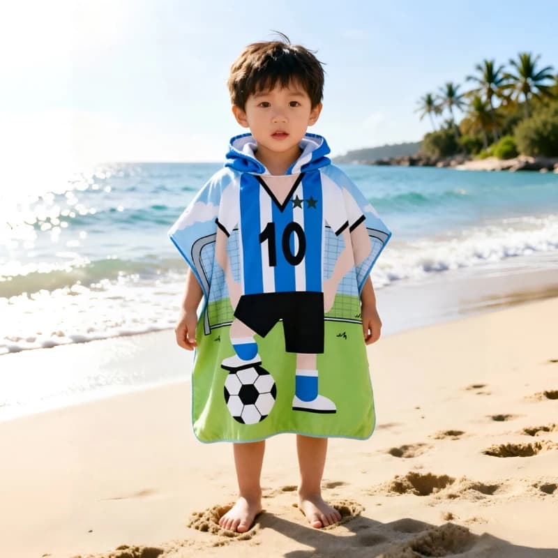Summer baby and children's bathrobes sports quick drying absorbent wipes portable travel beach towels