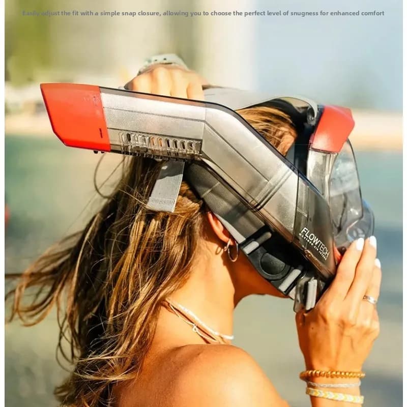 Adult Full Dry Full Face Snorkel Mask V3 Model Anti-Fog Underwater Diving Goggles with Camera Mount Snorkeling Swimming Equipmen