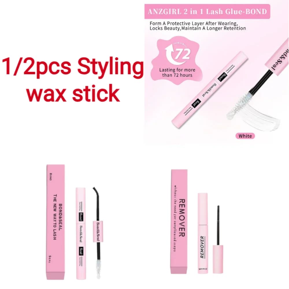 Kit Accessories for Eyelashes 1/2 Pieces, Long-Term Mascara, Eyelash Collar, Eye Drop Collar, Double Head Cosmetic