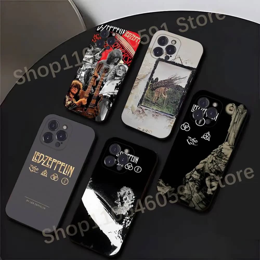 Z-Zeppelin-n Led Phone Case For iPhone 17,16,15,14,13,12,11,Plus,Pro Max,Mini,Soft Silicone Black Cover