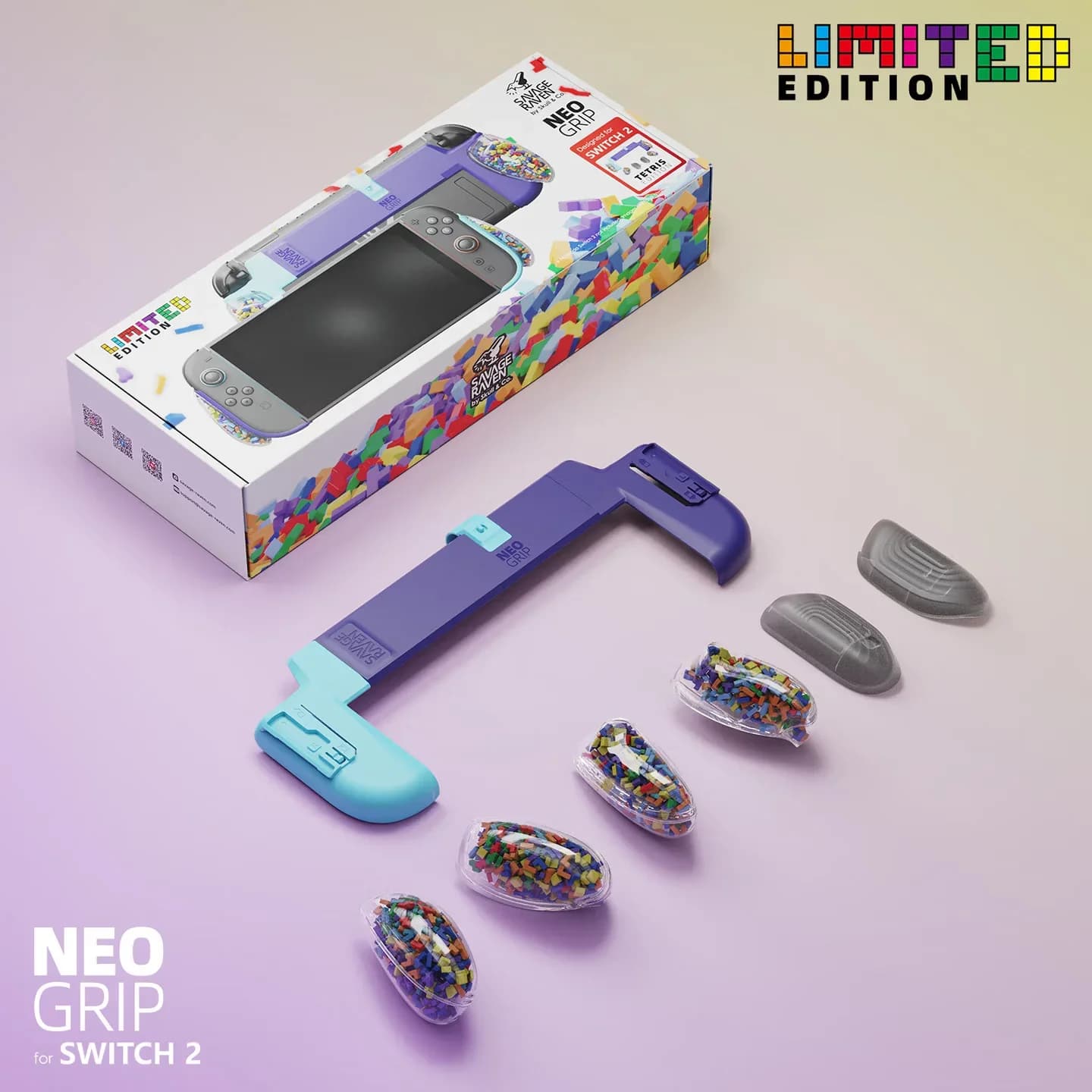 NeoGrip con Impugnatura Ergonomica Sostituibile e Custodia Protettiva Edizione Limitata per Nintendo Switch 2, Accessori per Switch 2