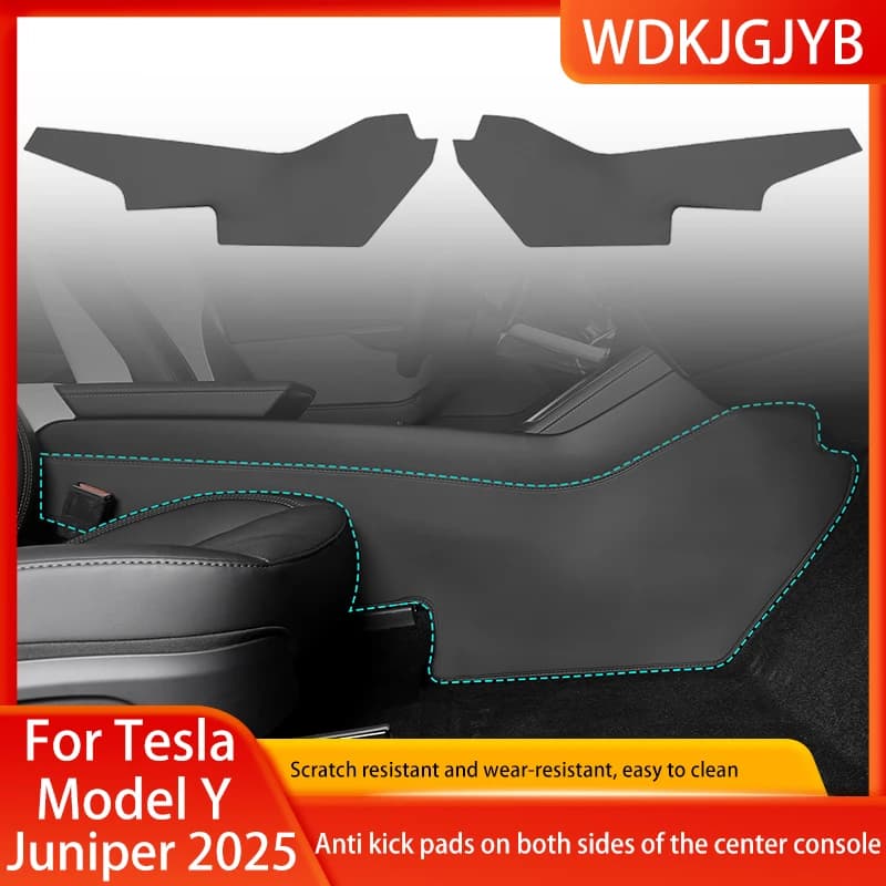 Per Tesla Model Y Juniper/Launch 2025 Auto Controllo Centrale Lato Anti Kick Pad Anti Sporco Anti Kick Pad Tappetino Protettivo Accessori