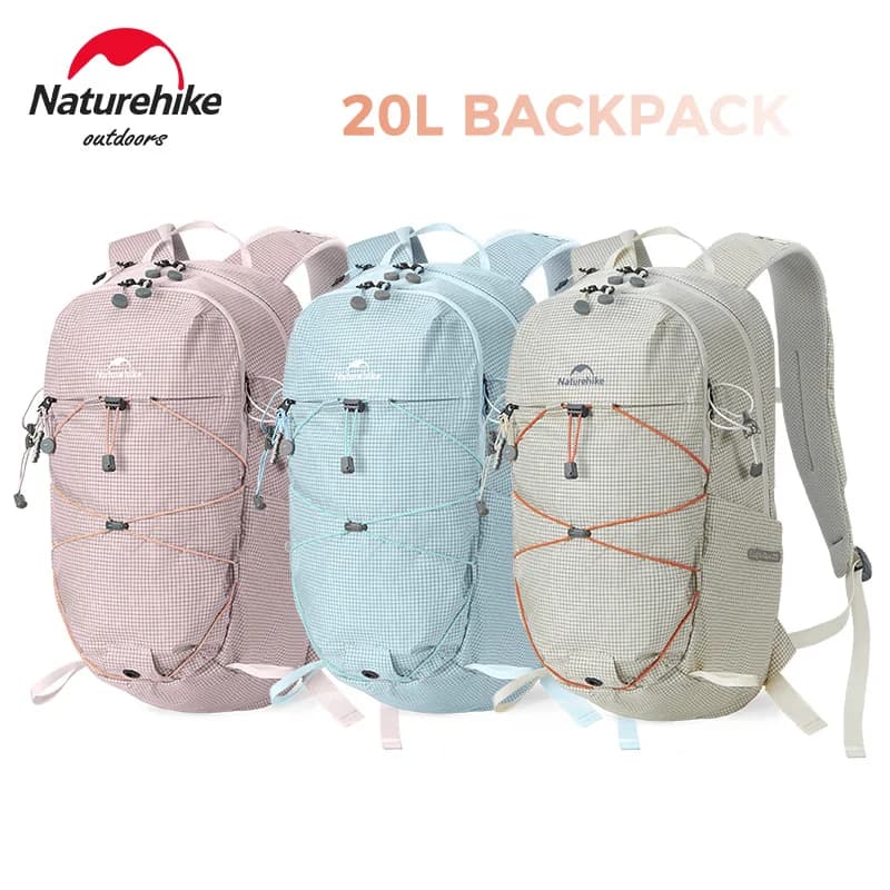 Naturehike 20L Casual Backpack Lightweight Outdoor Climbing Trekking Travel Large Capacity Hydration Bladder Compartment Bag