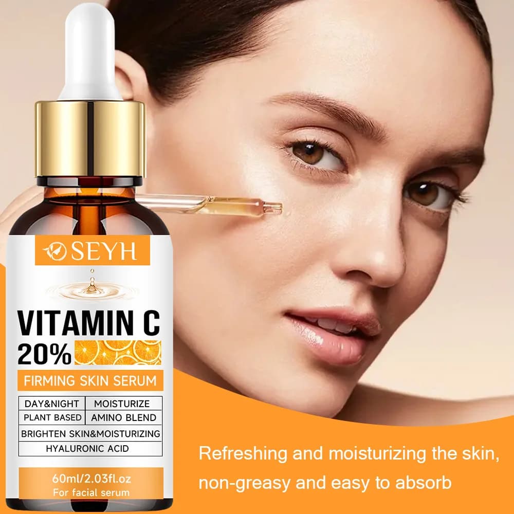 SEYH Essenza Liquida alla Vitamina C - Idratante Giorno e Notte - Rassodante con Retinolo + Acido Ialuronico e Niacinamide - Illuminante per la Pelle