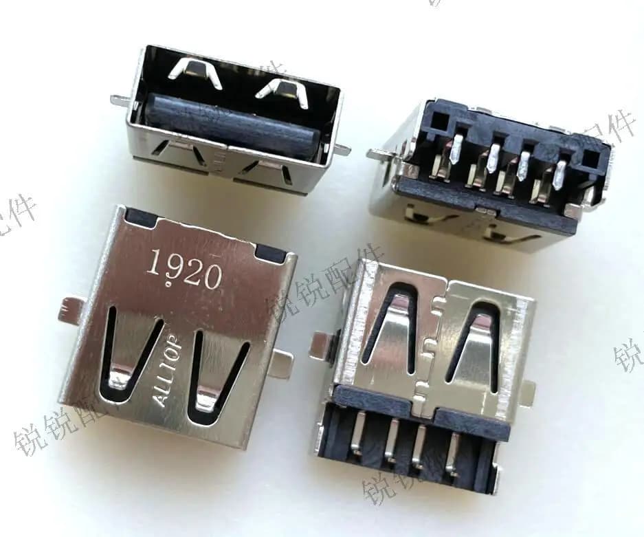 Per ALLTOP Interfaccia USB USB 2.0 Presa femmina Piastra lavello Piastra porta piatta Presa per laptop ASUS Lenovo