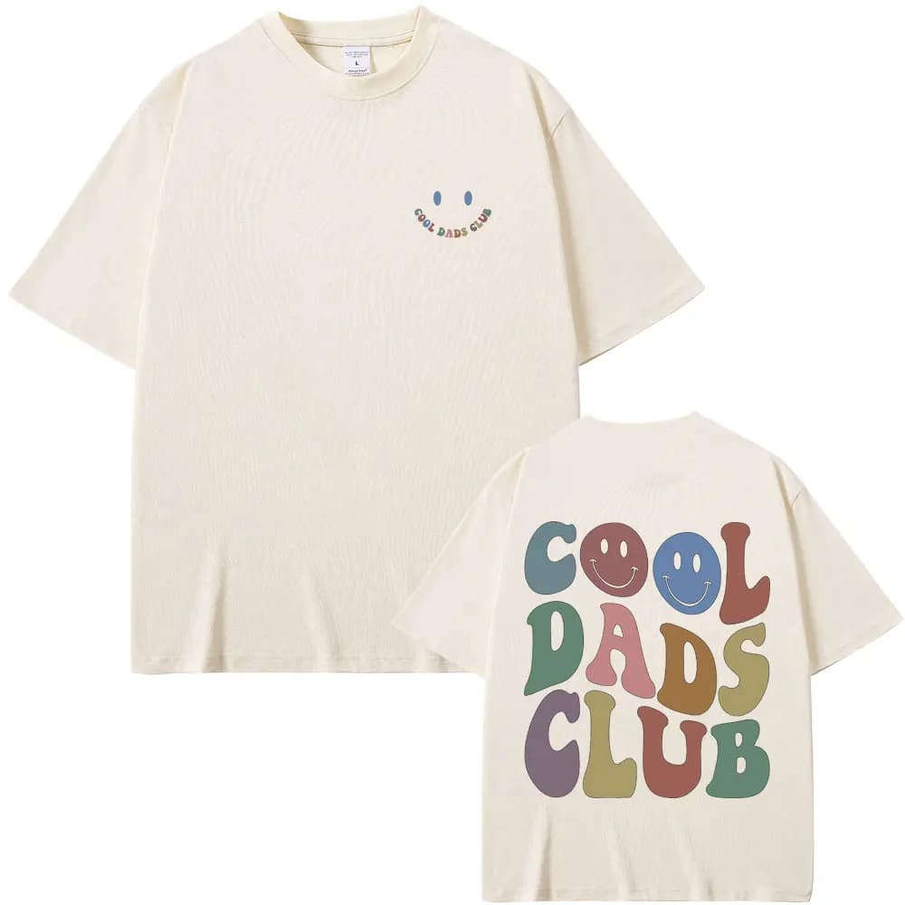 Cool Dad Club Divertente Meme T Shirt Uomo Donna Estate O-colletto Comfort T-shirt in cotone Moda maschile Casual Umorismo Maglietta a maniche corte