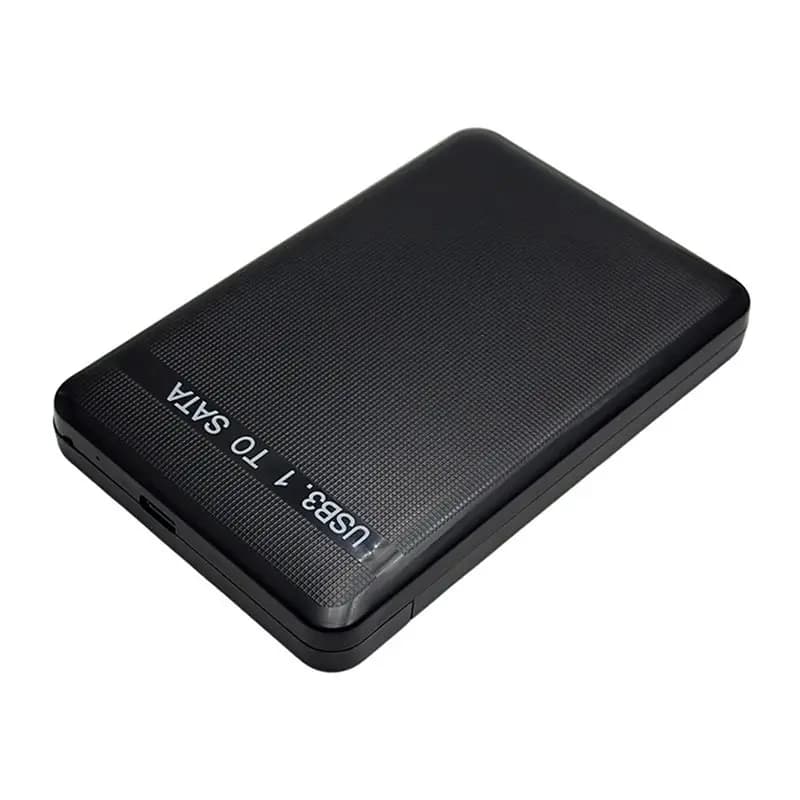 ABFM-HDD Enclosure 2.5" SATA a USB 3.1 Type-C, custodia per disco rigido mobile per SSD, box HDD plug and play per archiviazione esterna