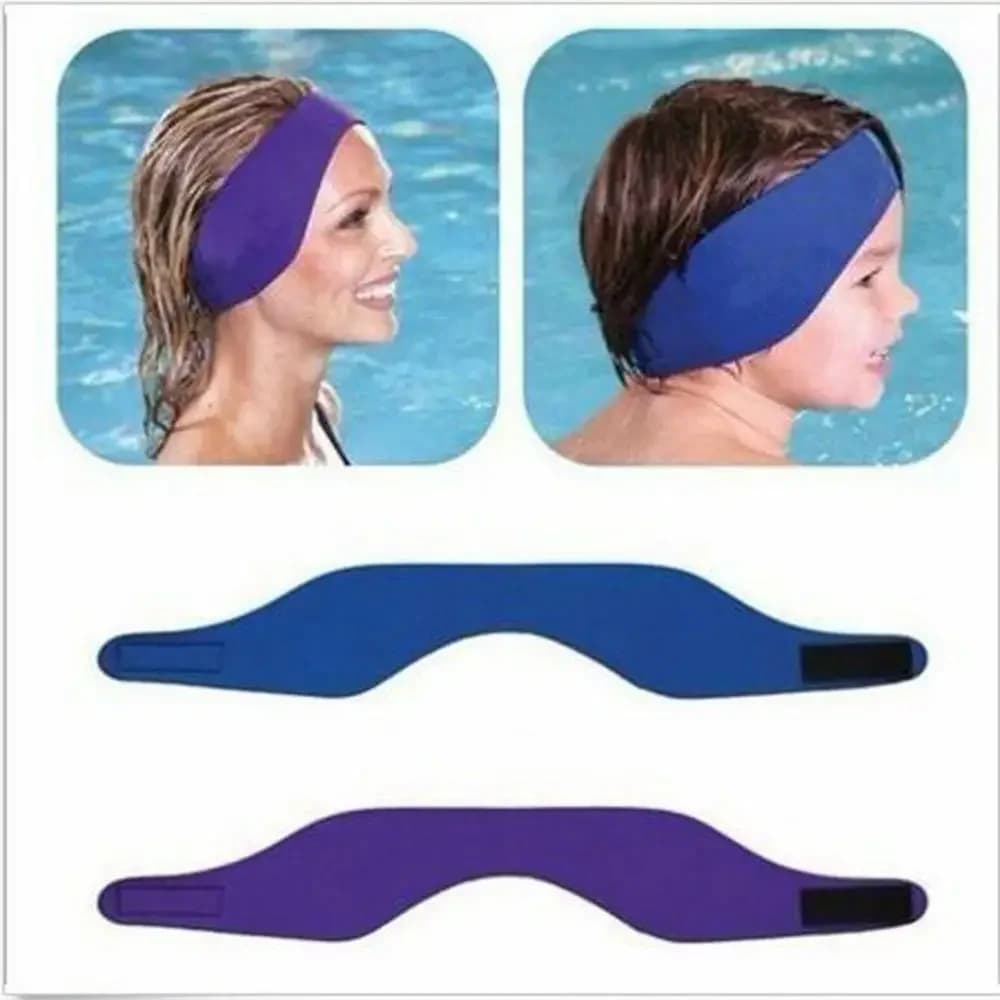 Baby Swimming Band Adults Swimming Diving Ear Protection Band Waterproof Hair Band Water Sports Pool Accessories