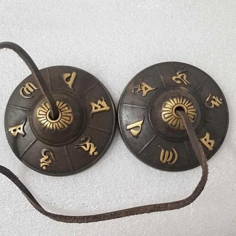 Brass Tinkle Bell Tibetan Meditation Tinkle Bells Spiritual Relaxation Musicalization Hand Bells Education Orff Instruments Gift