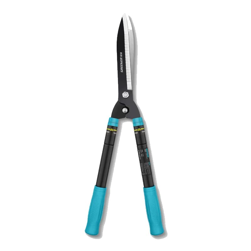 A convenient, effort-saving telescoping pruning shears that make it easy to trim high branches and simplify garden maintenance.