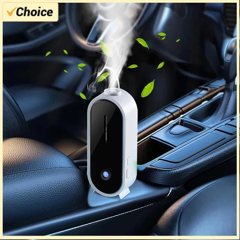 USB Car Diffuser Portable Aromatherapy Deodorant Intelligent Cleaner for Vehicle Home Office