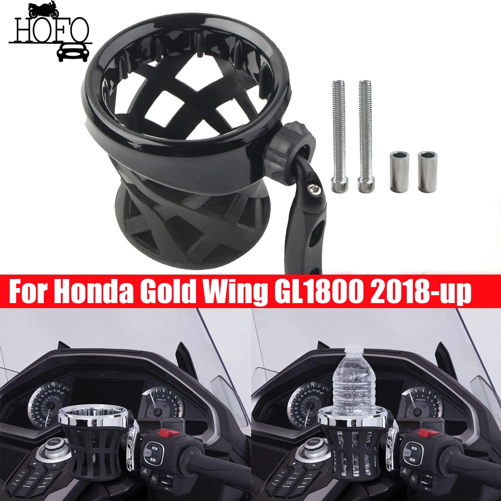 Portabicchieri per moto portabottiglie per bicicletta da Motocross staffa per tazza per bevande per moto montata per Harley Davidson Road Glide Ultra