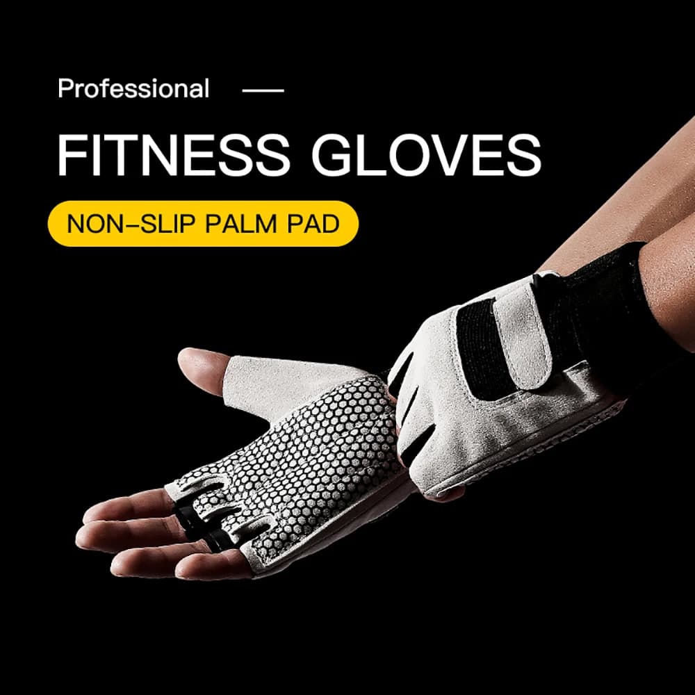 Men's Bicycle Gloves Gym Gloves With Half Fin Women's Gloves Breathable Non-slip Gloves Sports Training Gloves For Fitness