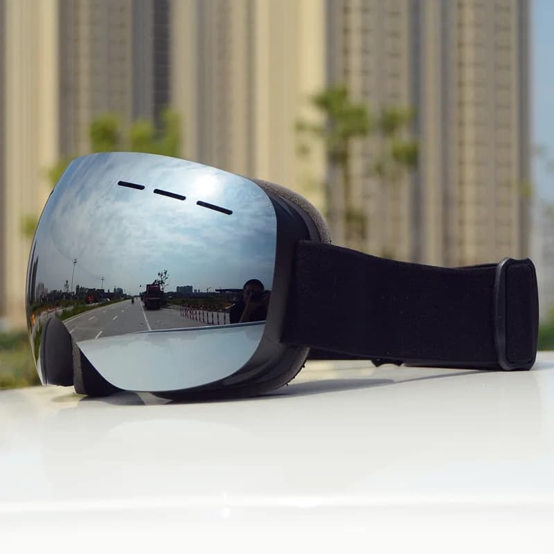 Nuovi occhiali da sci Uomo Donna Doppi strati Anti-appannamento Grande maschera da sci UV400 Occhiali Protezione Sci Inverno Neve Occhiali da snowboard
