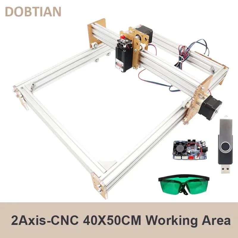 Nuovo 500*400mm GRBL 1.1f incisore Laser CNC 20W macchina per incidere del legno 12V 5A taglio Laser a 2 assi stampa cauterizzazione incisa