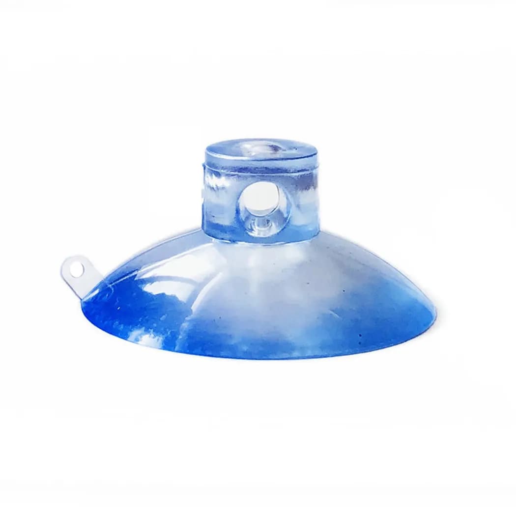 Ganci a ventosa trasparenti per bagno, in PVC, rimovibili, con ventose in gomma, per parete e finestra, 10 pezzi con foro pilota laterale
