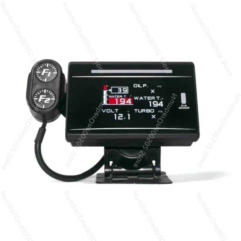 Strumento Diagnostico Auto 10 in 1 OBD Multifunzione: Monitor Turbo, Pressione Olio, Temperatura Acqua, Vuoto e RPM