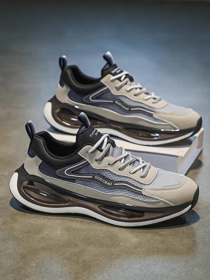 Scarpe da Corsa Estive Leggere da Uomo, Sneakers Sportive Casual Antiscivolo con Suola Morbida e Ammortizzazione ad Aria per Studenti e Adolescenti