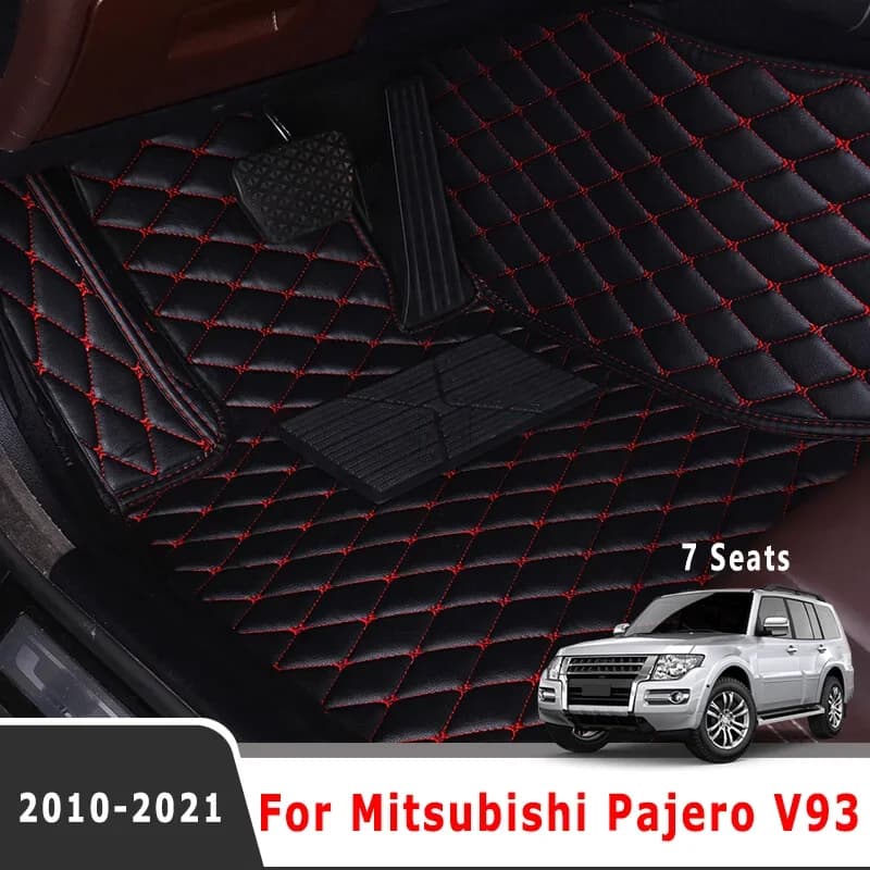 For Mitsubishi Pajero 2024 2023 2022 2021 2020 2019 2018 2017 2016 2015 2014 2013 2012 2011 2010 (7 places) Car mats Car mats