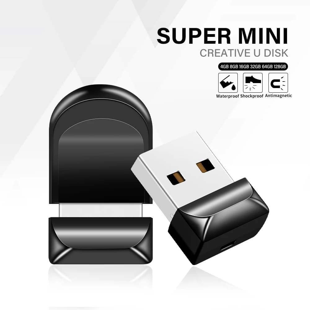 Con portachiavi Chiavetta USB in plastica 64 GB Mini USB 2.0 Pen Drive 32 GB Capacità reale Memory Stick 16 GB Disco U creativo regalo