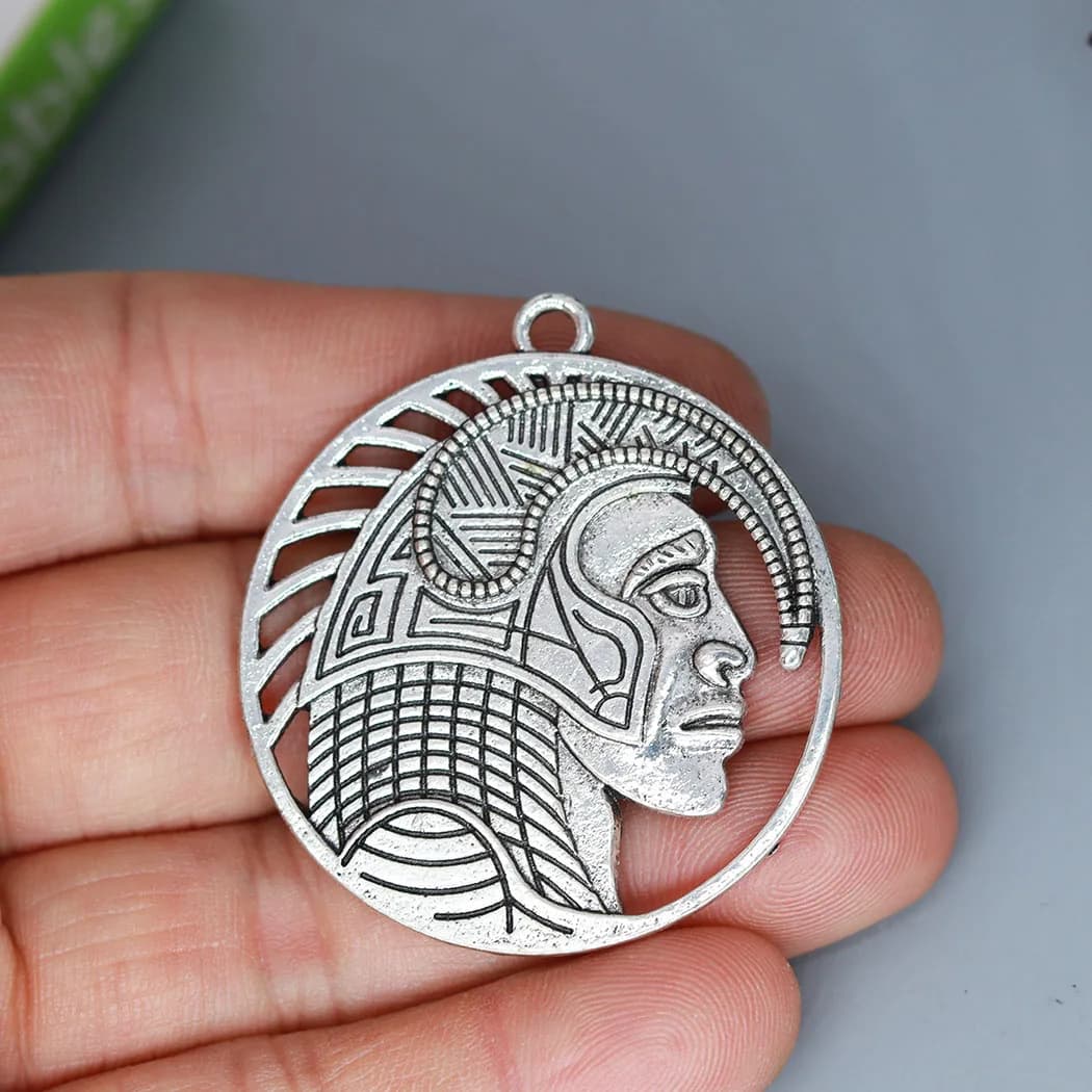 3Pcs/lot Indian Aztec Culture Amulet Charm Pendant For DIY Necklace Handmade Jewelry Making