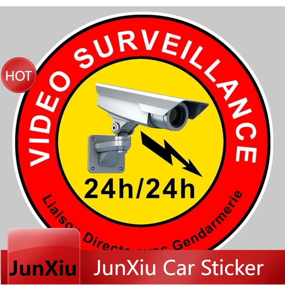 Vinyl Decal Video Surveillance Camera Protection High Quality Outdoor For Suitcase Travel Accessories