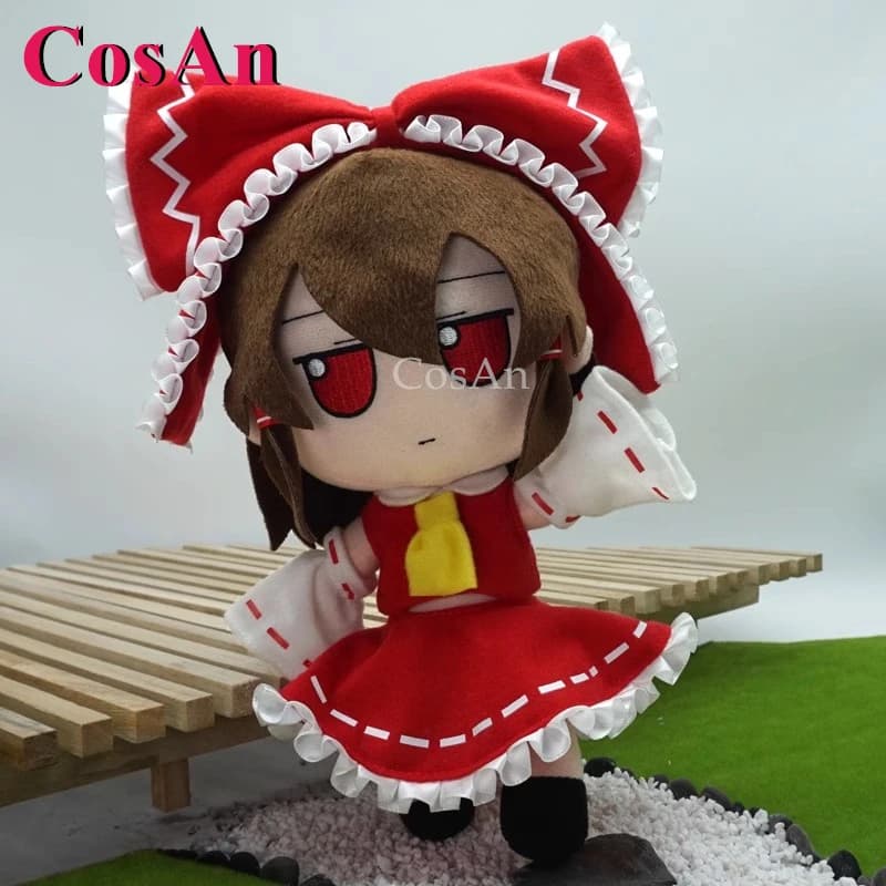 【DISPONIBILE】CosAn Game TouHou Project Hakurei Reimu Fumo Cosplay PVC Skeleton Ver. Cuscino Decorativo Peluche Muppet 24cm