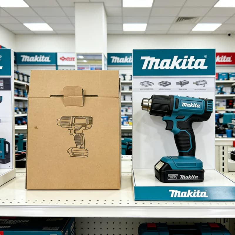 DHG181 18V Makita hot air gun 3200W high-power small digital display hot air gun, film coating, stitching, heat shrink gun