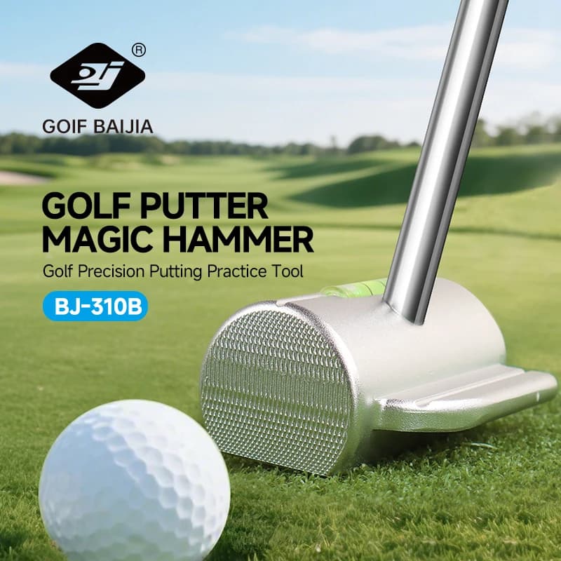 Dispositivo per la pratica del putting del golf, il design della testa piccola aiuta a masterizzare la precisione di colpire la palla, allenare rapidamente la spinta leggera, medi