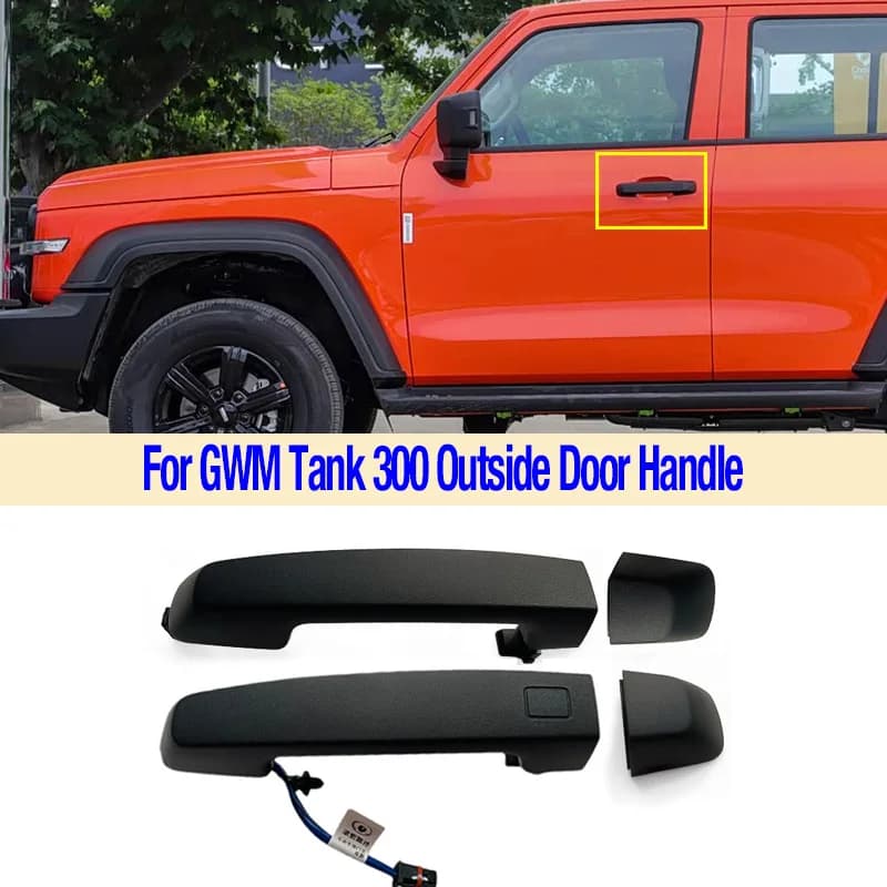 1 Pezzo Copertura Maniglia Esterna Cromata per GWM Tank 300, Accessori Auto