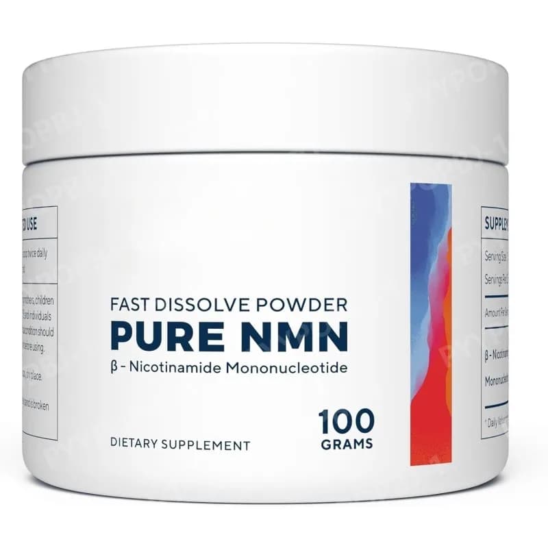 NMN in Polvere 100g, Nicotinamide Mononucleotide ad Alta Purezza, Integratore per Supportare l'Energia Cellulare