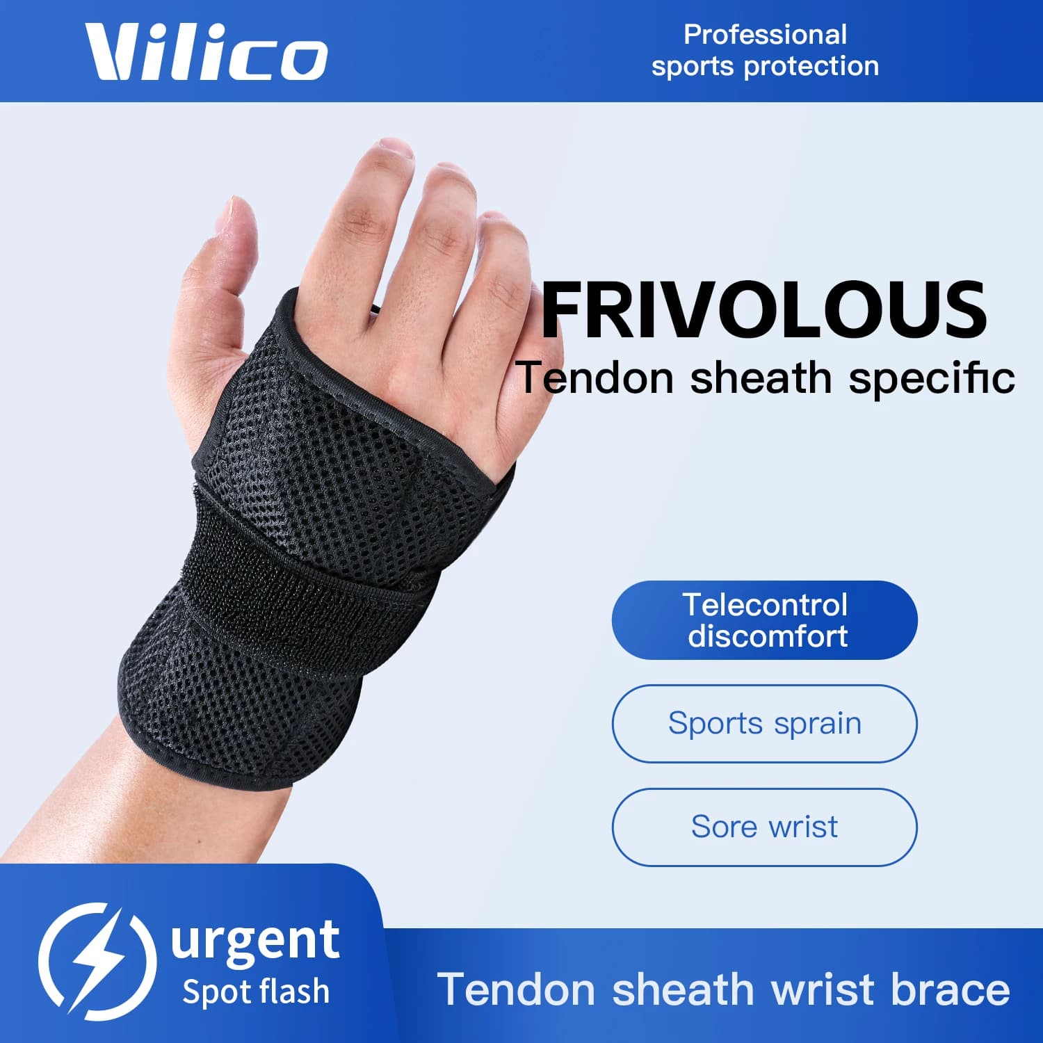 1 Pezzo Tutore da Polso per Sollievo dal Tunnel Carpale e Supporto Notturno, Tutore per Mano con 3 Stecche, Supporto Regolabile per il Polso