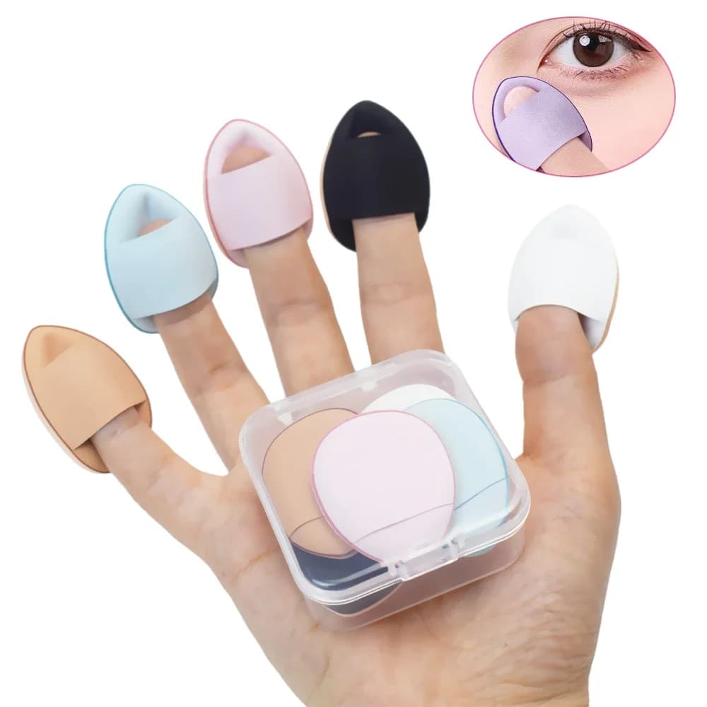 5/10 Pieces Mini Spugnette for Fondotinta, Small Air Bearing Sponges for Cypria, Viso Corrector, BB Cream, Cosmetic Applicators, Makeup Tools