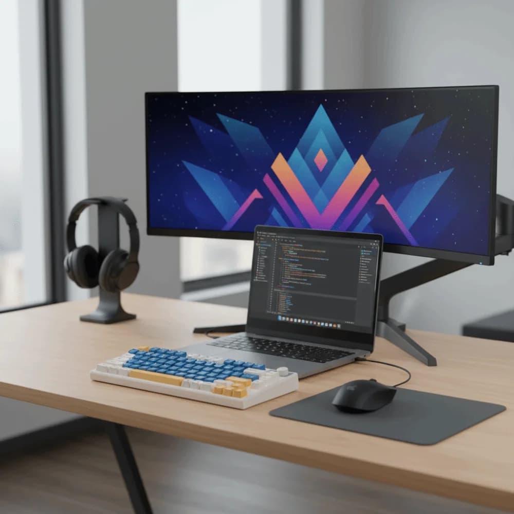 Tastiera Meccanica da Gaming con Connessione Cablata, Layout Compatto 75%, Sensazione Meccanica, Ultra-Silenziosa