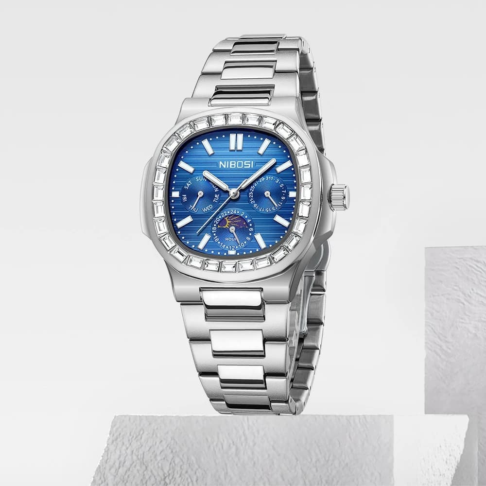 NIBOSI Moda Uomo Orologi Top Brand di Lusso Data Miyota Orologio Al Quarzo Da Uomo Impermeabile In Acciaio Inox Orologi Maschili Reloj Hombre