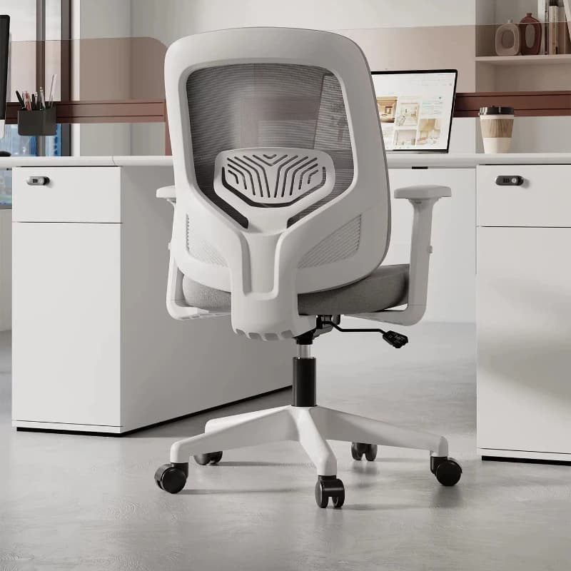 Sedia da ufficio ergonomica in velluto, con braccioli, per studio, gaming, relax, massaggio, design accattivante, per casa e ufficio
