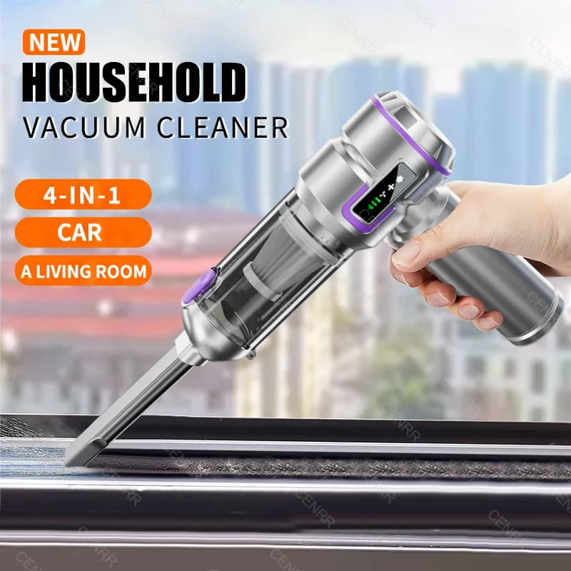 NUOVO Aspirapolvere Per Auto 998000PA Mini Cordless Potente Portatile Per Auto Casa Tenuto In Mano Ventilatore Aspirapolvere per Auto