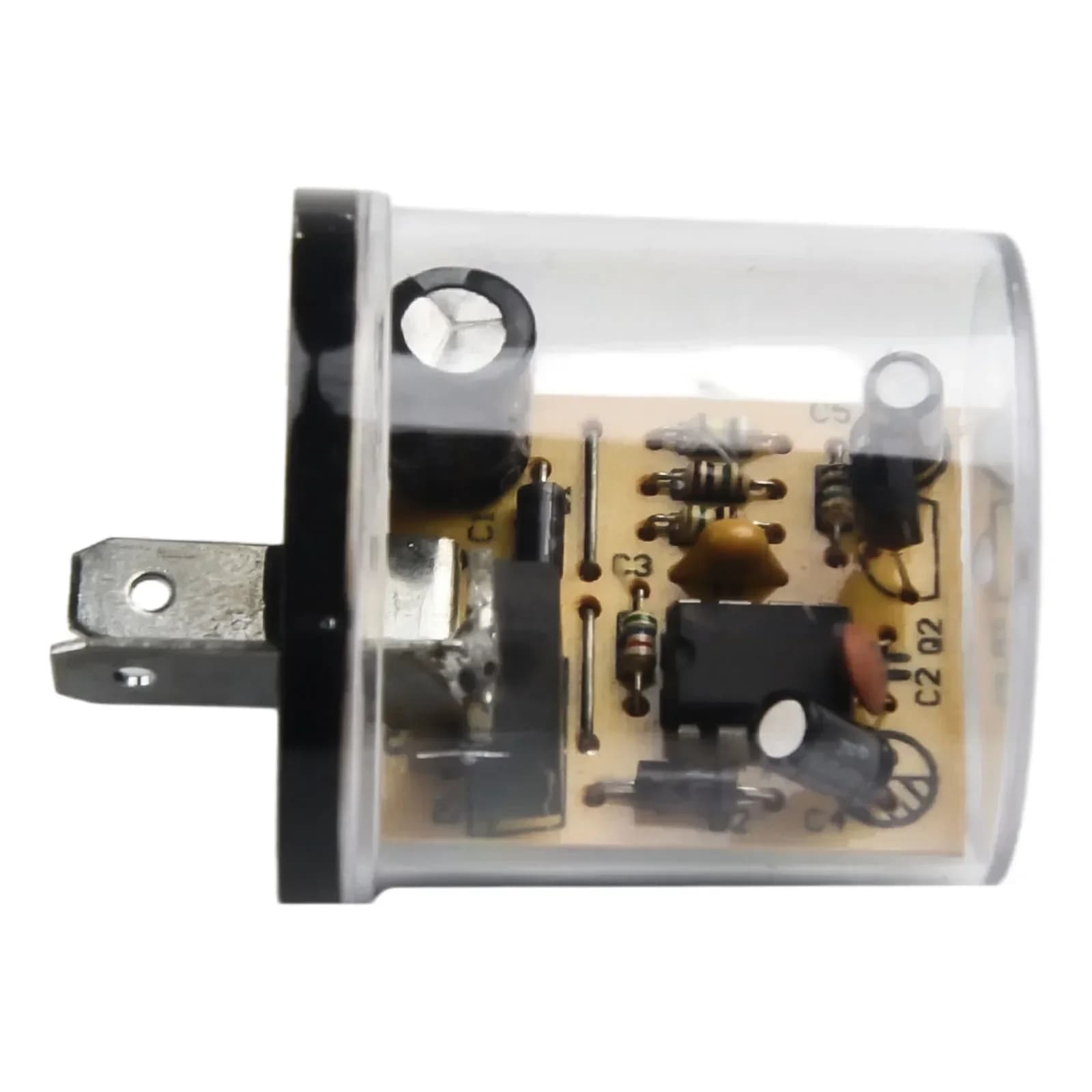 1pc Moto Lampeggiante Avviamento Relè Flash 2-Pin Variabile Auto LED Indicatori di direzione Lampeggiatore Relè Lampeggiante EF32 20 Amps 12V