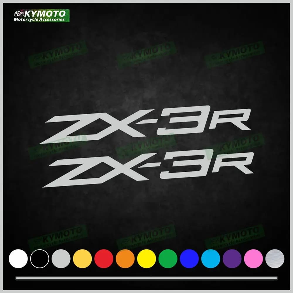 For ZX-3R ZX3R motorcycle accessories decals famine decoration helmet fuel tank logo motor reflective waterproof