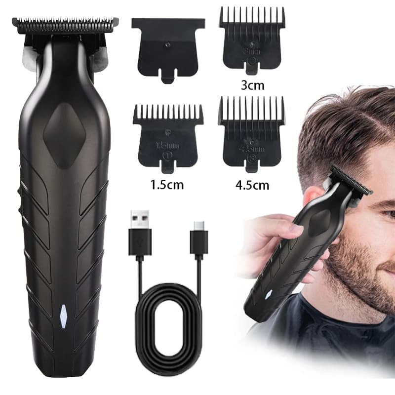 Professional haircuts 0mm Cut-out cutter without empty spaces Electric haircut without wires for men