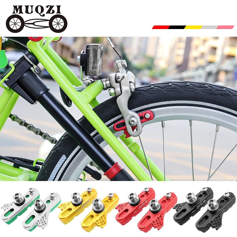 MUQZI pastiglie freno bici per cerchi in lega ganasce freno in gomma ultraleggera MTB blocco freno bicicletta da strada accessori ciclismo