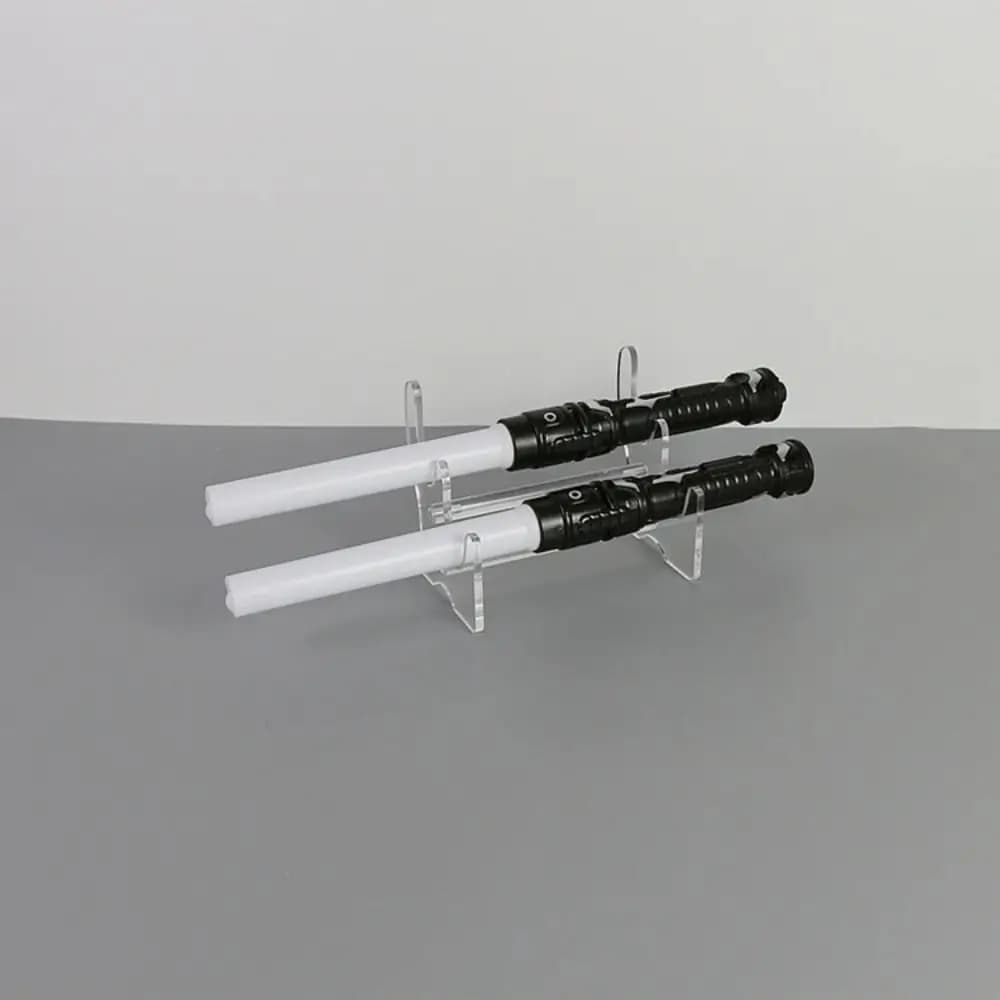 Acrylic Material Desktop Storage Rack Organizer Function Display Function Display Rack Universal Transparent Light Saber Bracket
