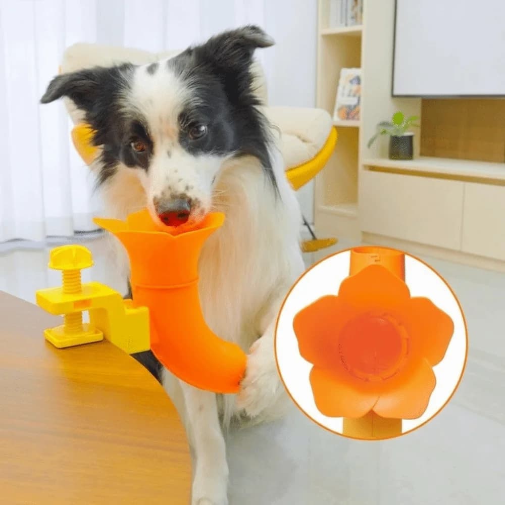 Lanciatore di Palline per Cani a Lunga Distanza, Lancio Automatico, Lancia Palline da Tennis Staccabile, Durevole, Intelligente, Interattivo per Animali Domestici