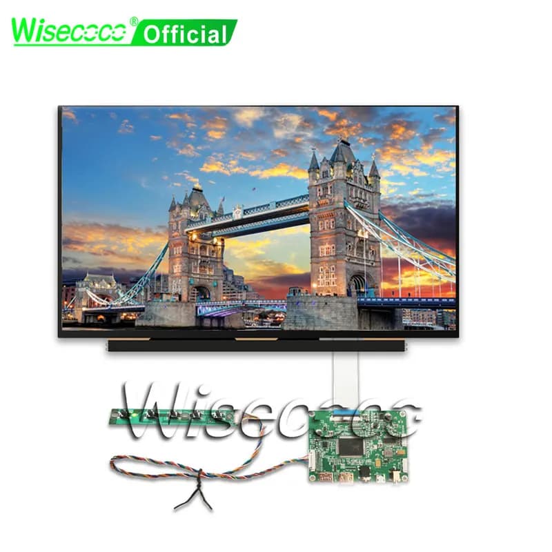 Wisecoco 13.3 Pollici 2K IPS Display LCD 2560*1440 Per Raspberry Pi 5/4B/3B Auto Windows Tablet Sottoparzo EDP Scheda Controller