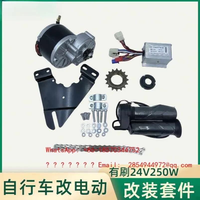 Kit di Conversione Elettrica per Bicicletta Mountain Bike 2026 con Motore 24V250W350W, Controller e Catena