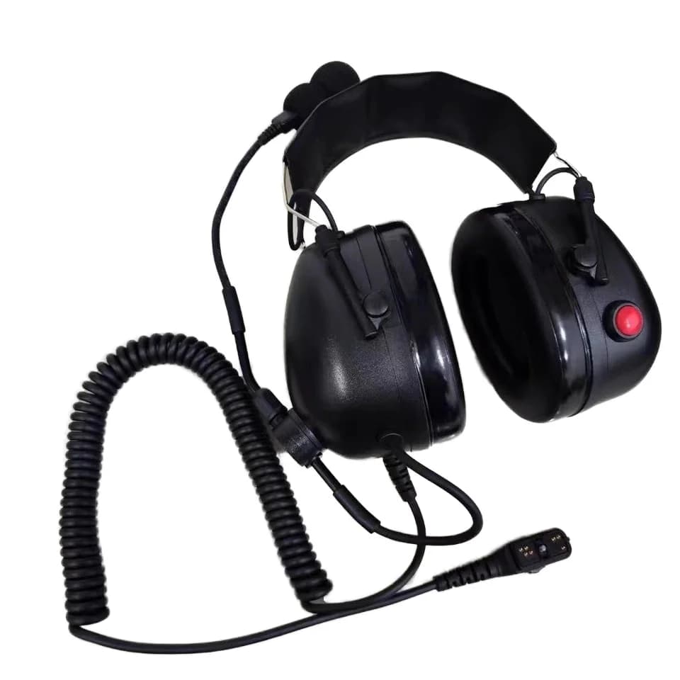 Cuffia telefonica personalizzabile per impieghi gravosi per Xir P8668i P6600i Vari Walkie-Talkie Brands-PMLN6763